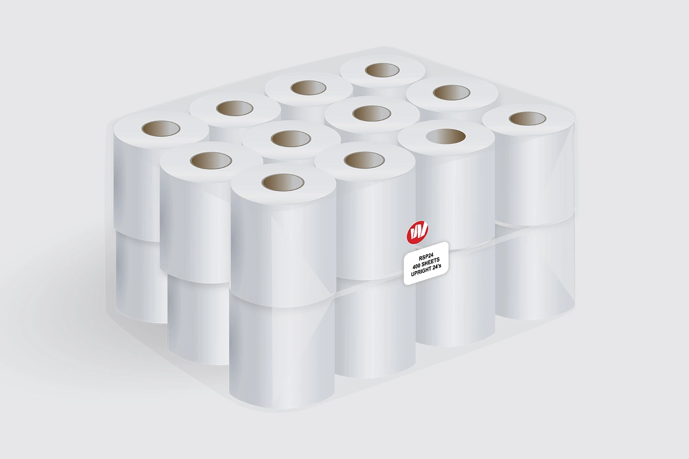 1 Ply Toilet Paper 400 Sheets 24 Rolls