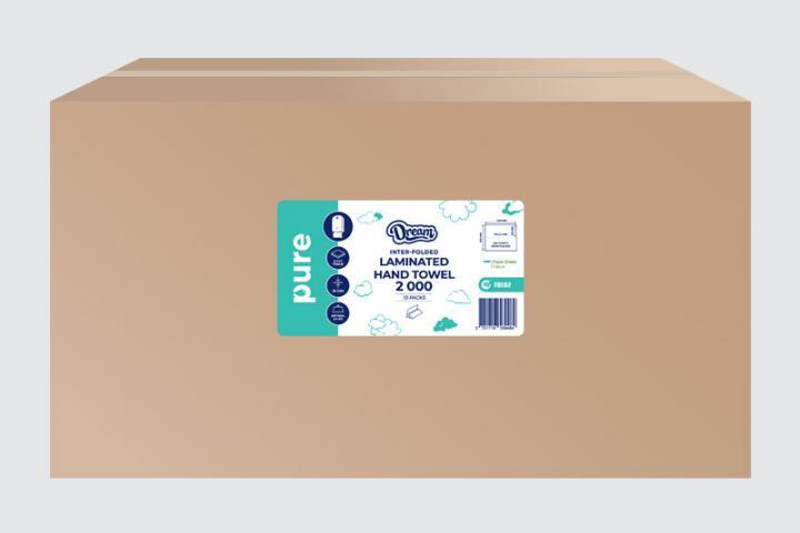 Laminated V Fold Paper Hand Towels
